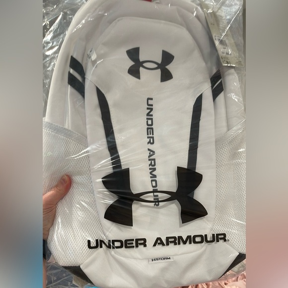 Under Armour 1384672 UA Hustle 6.0 Storm Backpack School Laptop Book Bag - Picture 2 of 3